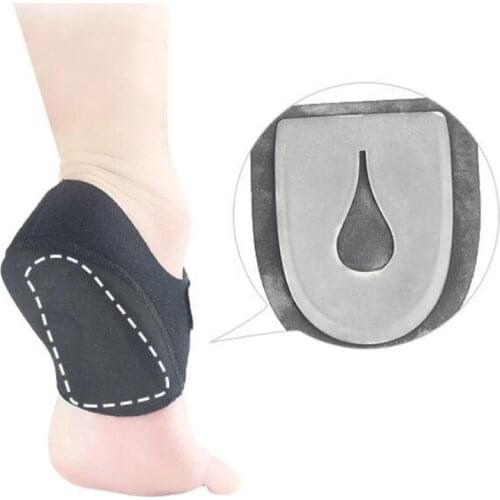 Silicone Gel Heel Pad for Plantar Fasciitis Spurs Cushion Shock Absorption Foot Skin Care Moisturising Shoe Insert Dropshipping