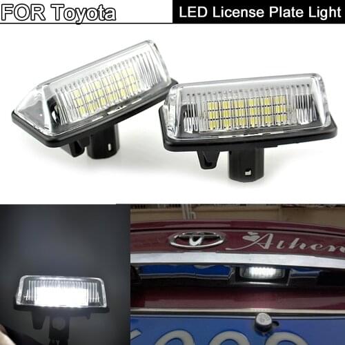 LED License Plate lamp for Toyota Crown 03-08.For Alphard For Camry hybird 2012-UP, For Corolla 2012-UP, Prius,For Yaris 2011-up