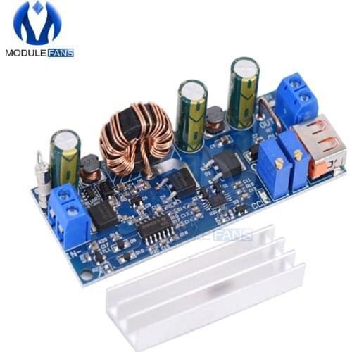 DC-DC 2-24V to 3-30V USB Step Up Boost Buck Module Constant Voltage Constant Current Power Supply Board 80W High Power