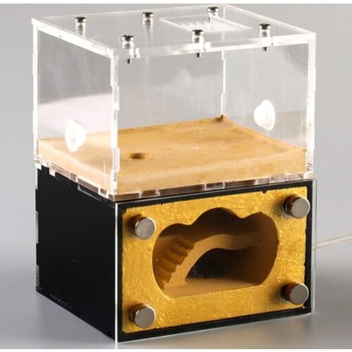 Yellow Concrete Ant Nest Small Community Feeding Nest Pet Ant Bionic Nest Ant Farm Workshop Castle Insect Supplies