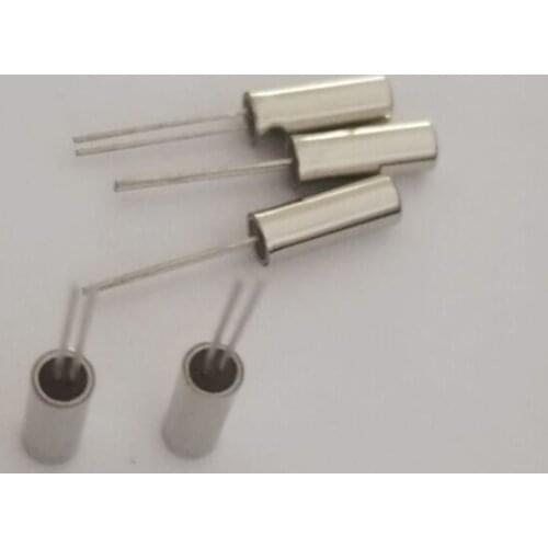 10pcs In-line passive crystal 7.3728M 7.3728MHZ 2*6 2P 206 20PPM cylindrical resonator