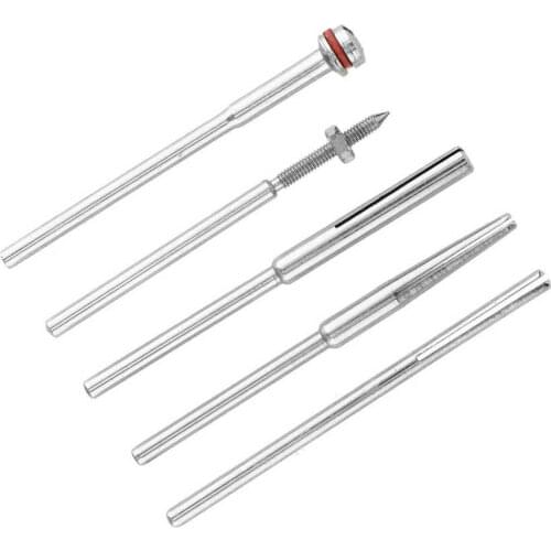 5pcs Sanding Paper Clamp Bar Sandpaper Split Rod Holder Clip Bar Jewelry Making Grinding Polishing Tool Set Jewelry Tools