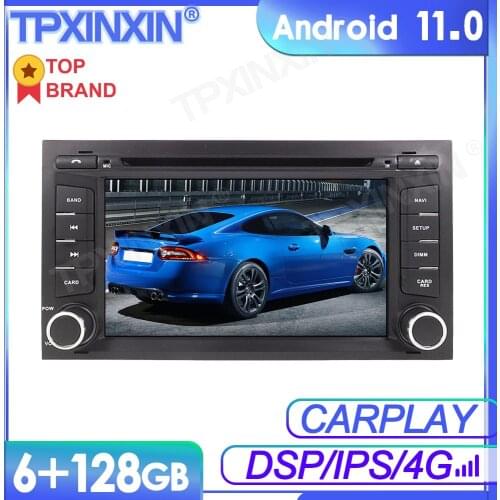 6+128GB Android11 For Seat leon Multimedia Player GPS Navi Audio Stereo Screen DVD Head Unit Tape Recorder