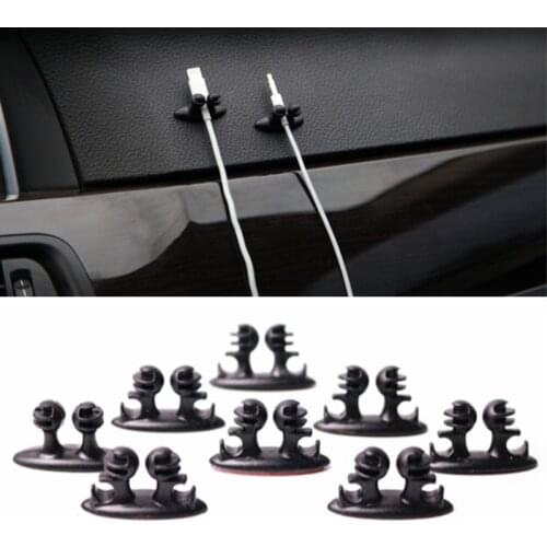 8pcs universal Multifunction data cable clip for SsangYong Actyon Turismo Rodius Rexton Korando Kyron Musso Sports