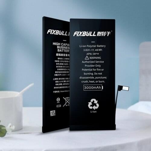 FIXBULL Battery For iPhone 6 6S 5S 7 8 Plus X XS XR Original Hight Capacity Bateria Replacement Batterie For iPhone 6 7 8 XSMax