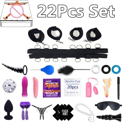 Bdsm Sex Bondage Set Restraint Strap Adult Games SM Erotic Sex Toys For Woman Couples Masturbation Sex Products Shop Vibrators