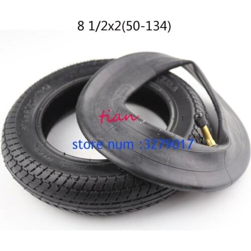 Free shipping 8 1/2X2 (50-134) Scooter Tire & inner tube 8.5inch small electric car children car and Electric scooter tire