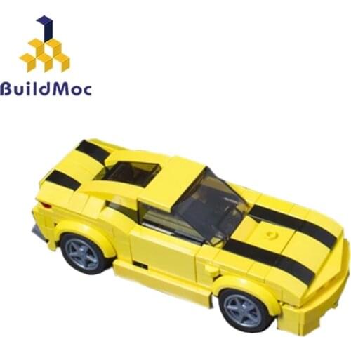 Buildmoc Morph Sport Bumblebee Building Blocks Fit Technic Racer Vehicles Supercar Bricks Kids Boys Toys Gifts 8 Orders