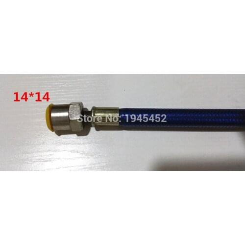 Resistant pressure 2500bar high pressure diesel pipe fuel delivery tube for Bossch Densso Delphii common rail test benchM14-M14