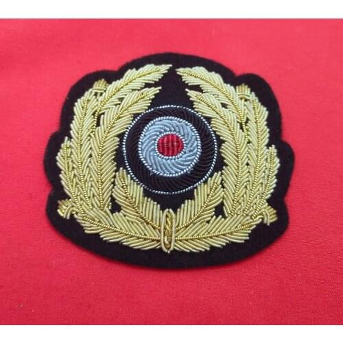 WWII WW2 German Kriegsmarine Battleship Ship War Navy Hat Cap Uboat Badge Patch U Boat EK High quality metal wire
