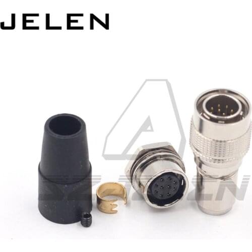 Hirose connector plug and socket 10-pin , HR10A-10P-10P/HR10A-10R-10S, Hirose 10-pin connector