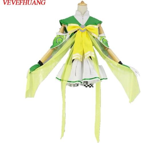 VEVEFHUANG Cosplay Arena Of Valor Costume Da Qiao Arwen Game Princess Fancy Dresses Full Set Uniform League of Legends Halloween