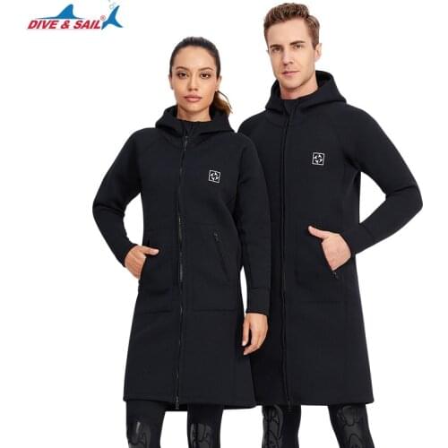 Men Women 3MM Scuba WaterProof Warm Diving Suit Swimming Coat Neoprene Underwater KiteSurfing Spearfishing Hunting WetSuit Cloth