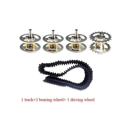 Driving Wheel Capterpillar Track Bearing Wheel Pedrail To DIY Robot Tank Chassis Tracked Robotic Model RC Toy For Arduino