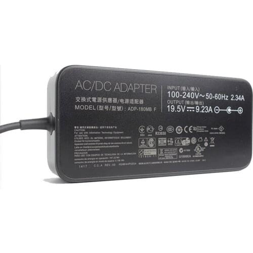 New 5.5*2.5mm 19V 9.23A 180W AC Adapter For ROG G75 G75VW GL502VT GL502V G75VX GL502 G750JMN Gaming Laptop Power Charger