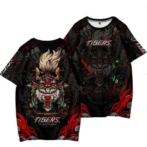 Summer New Cross-border Products Digital Printing 3D Casual T-shirt Loose Short Sleeve Cos