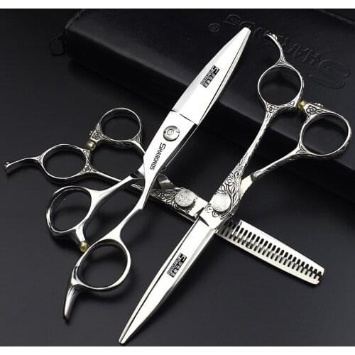 Sharonds Hair Salon Barber Shop Hairdressing Scissors 6-inch Cutting Scissors Barber Special Thinning Hair Willow Scissors