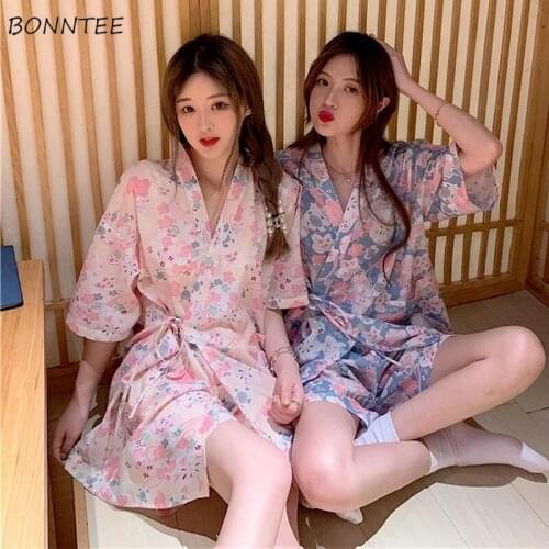 Pajama Sets Women Friends Print Sexy Female Sleepwear Ins Fashion Harajuku Korean Style Soft Leisure Loose Sweet Girls Chic New