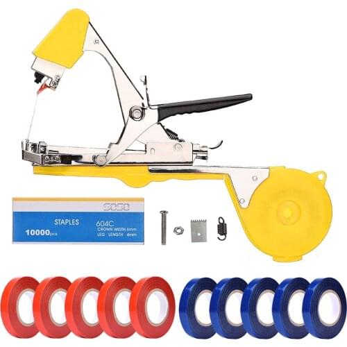 Garden Tool Garter Plants Tying Tapener Tape Machine Hand Tools Tying Vine Branch Tied Twig Gun Strapping Vegetable Grape Stem