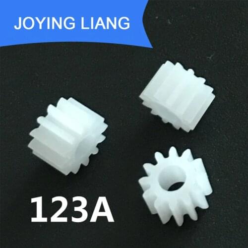123A 0.5M Gear 3mm Tight Hole Diameter 12 Tooth Modulus 0.5 Plastic Gear DIY Toy Accessories 5000PCS/LOT