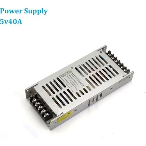 LED Display Power Supply 5V 40A 200W LED Screen Power Adapter Switching Input AC220V to DC5V Power supplies,P4,P5,P6,P8,P10