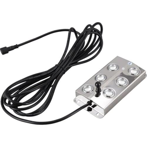 6 Head Ultrasonic Mist Maker Fogger Air Humidifier Nebulizer Diffuser Water Fountain Pond Atomizer Hydroponics Vaporize