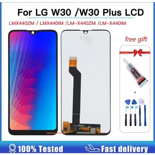 6.26" For LG W30 LCD LM-X440IM Display Touch Screen Digitizer Assembly For LG W30 Plus LCD LMX440ZM LCD Phone Replacement Parts