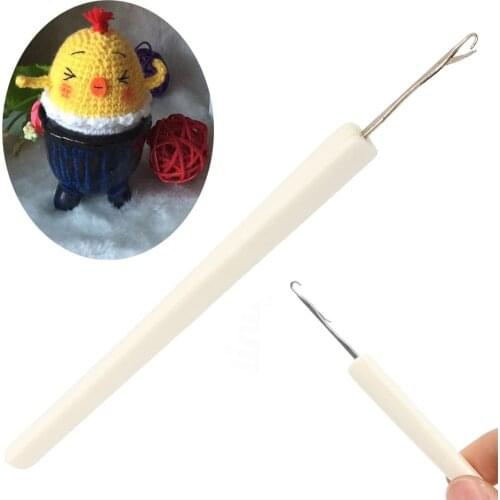 1pc Knitting Latch Tool Crochet Hook 5.5" Mayitr For 4.5mm Gauge Brother Knitting Machine Parts