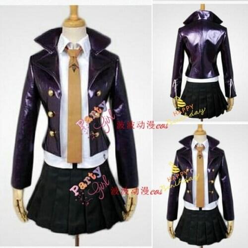 2016 Danganronpa Dangan Ronpa Kyoko Kyouko Kirigiri Halloween Cosplay Costumes For Women Girls