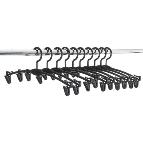 30PCS HOT SALE NonSlip Strengthen plastic hanger bra rack soft underwear hangers slip-resistant magic underwear panties clip