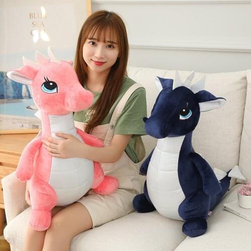 40-100cm Stuffed Dinosaur Toys Fly Dinosaur Dolls Stuffed Animal Cute Pink Blue Dinosaur Plush Toys For Child Birthday Xmas Gift