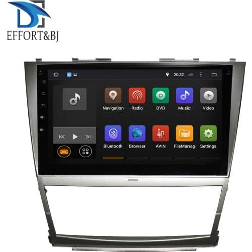 Android 9.0 8 Core Steering wheel multimedia For TOYOTA CAMRY 2007-2011 AUTO A/C Audio Stereo GPS Navigation Radio RDS Head unit