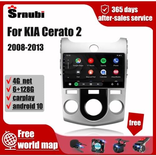 For KIA Cerato 2 2008-2013 Android Car Radio Player 2 Din 4G Multimedia Video Players Stereo accessories audio speakers carplay