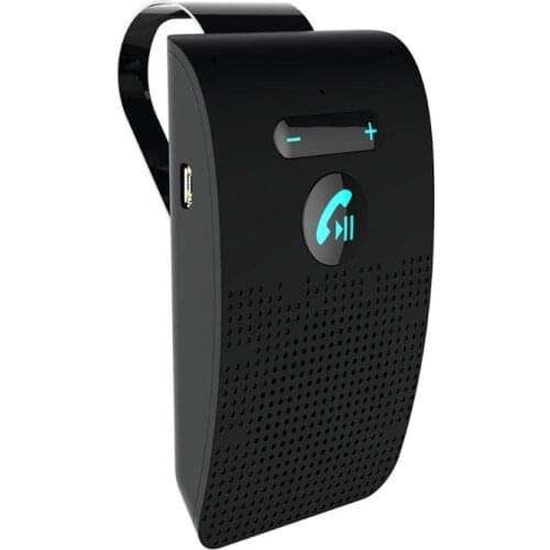 Wireless Car Bluetooth V5.0 Bluetooth Handsfree Car Kit Wireless Bluetooth Speaker Phone Sun Visor Clip Speakerphone