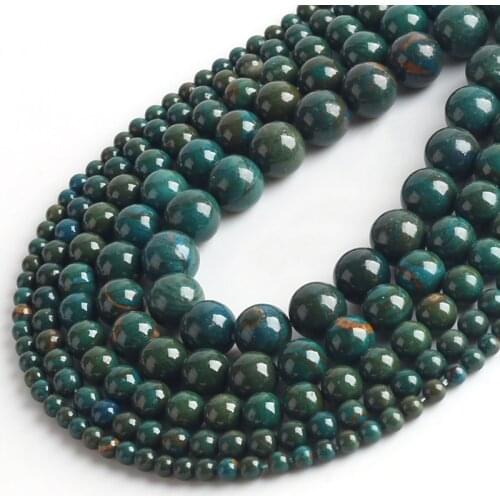 Natural Stone Beads Phoenix Jades Round Loose Beads for Jewelry Making DIY Bracelets 15'' 4mm 6mm 8mm 10mm 12mm
