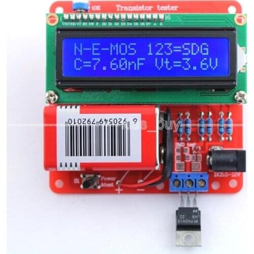 DIY KITS Digital Combo Transistor Tester LCR Diode Capacitance Inductance ESR meter / PWM Signal Generator / frequency meter