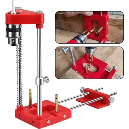 Doweling Jig Woodworking Joinery Hole Drill Guide Self Centering Punching Locator Tool Cabinet Hardware Jig LX0D