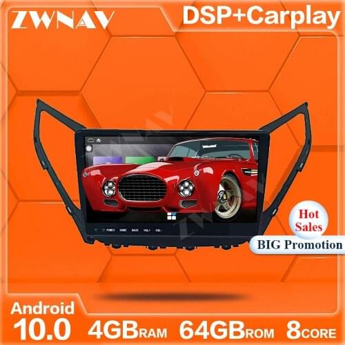 DSP carplay 64GB Android 10 touch screen Car Multimedia player For Hyundai Azera 2014 2015 Audio Radio stereo GPS Navi head unit
