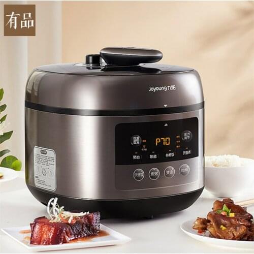 Joyoung Electric Pressure Cooker 5-6Lelectric Pressure Cooker One Pot with Double Bladder Intelligent Temperature Control 220V