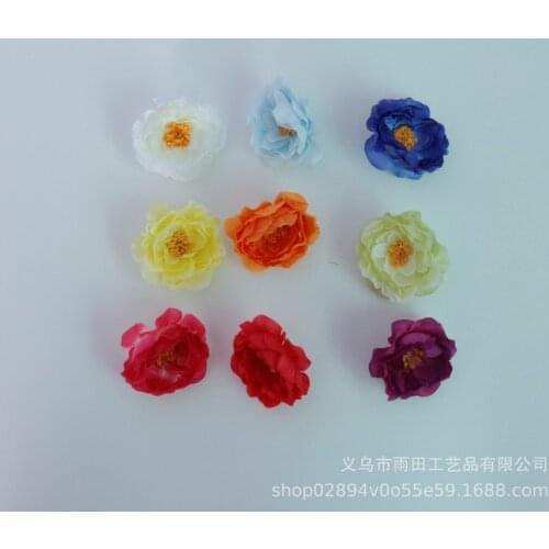 Simulating the Decorative Curtain Button of Single Little Rose Flower