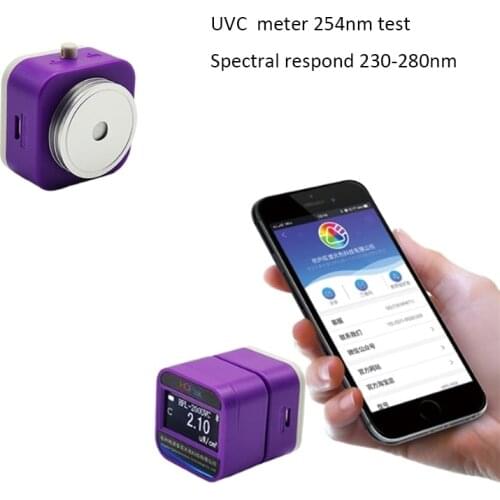 Intensity UVC Meter HPL220UV1-254 for UVC disinfection lamps