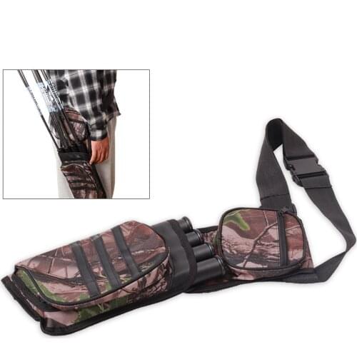 New large-capacity four-tube quiver Oxford cloth reverse quiver outdoor archery shooting accessories arrow storage quiver