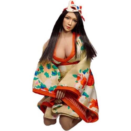Spot 1/6 female doll kimono set model suitable for 12 inch Action figure Accessories