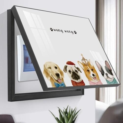 40x30cm Electric Switch Box Cover Decorative Painting Meter Box Hide Paintings Wall Decoration Paintings With Frame