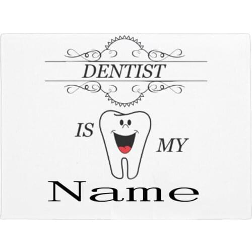 Personality Name Dentist Doormat Home Decoration Entry Non-slip Door Mat Rubber Washable Floor Carpet