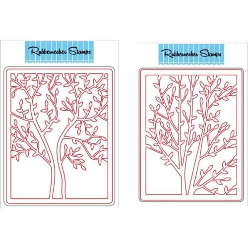 Metal Cutting Dies 2pc background card Scrapbooking Stencil Cut Die For DIY Card Crafts Handmade