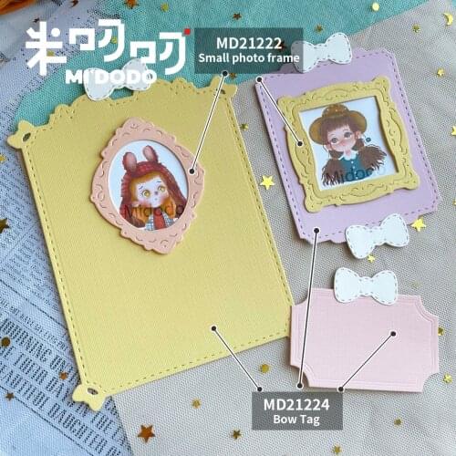 Bow Tag Metal Cutting Dies 2021 for DIY Scrapbooking Paper Cards Making Decorative Crafts Midodo New Design Die Cut