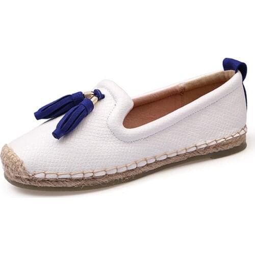 Luxury Brand Design Women Shoes Faux Snakeskin Fisherman Flat Pu Leather Loafers Spring Casual Moccasin Plus Size Driving Shoes