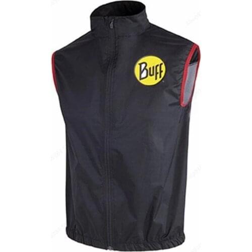 2021 Buff Mens Jersey, Sleeveless Lightweight Jersey, Windproof And Waterproof Vest Jacket, High-speed Riding, Summer Riding