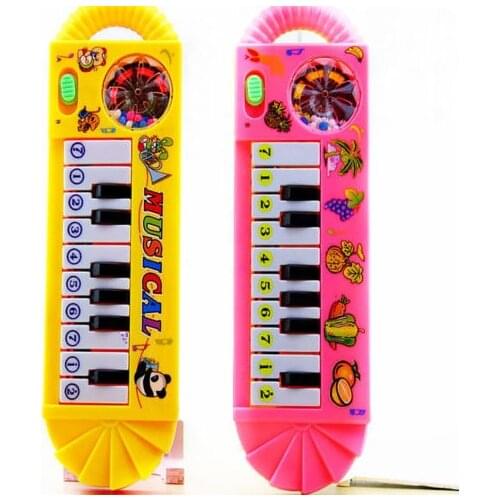 1pc Baby Toddler Kids Musical Piano Developmental Toy Early Educational Game gift 18.5*5.5*2cm random color
